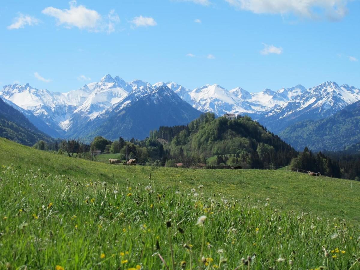Hornblick Fewo- Ab Mai Freie Fahrt Mit Bergbahnen Oberstdorf Exterior foto